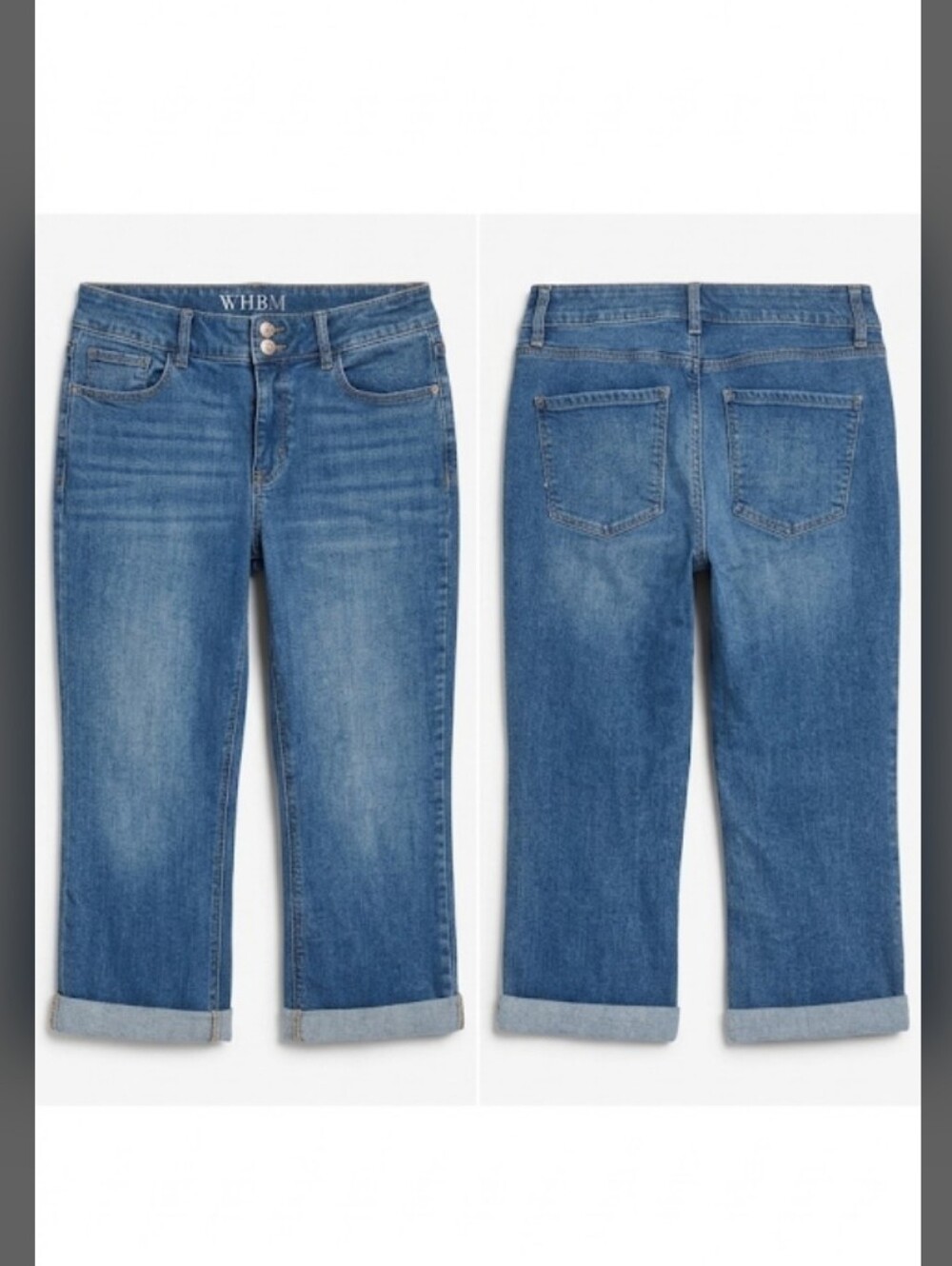 Y2K WHBM Cotton Cropped Jeans!!!